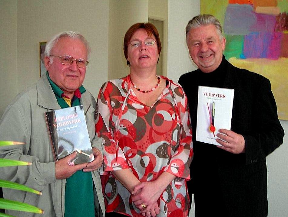 [2008] Paul Steverink (l.), Jannie Visscher (r.) - Wethouder gem. Groningen (m.), Johan Meijering (r.)