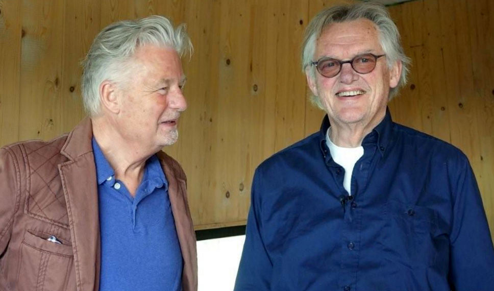 [2015] Johan Meijering (l.) en Jan Timmer, architect -mede-bedenker Blauwestad