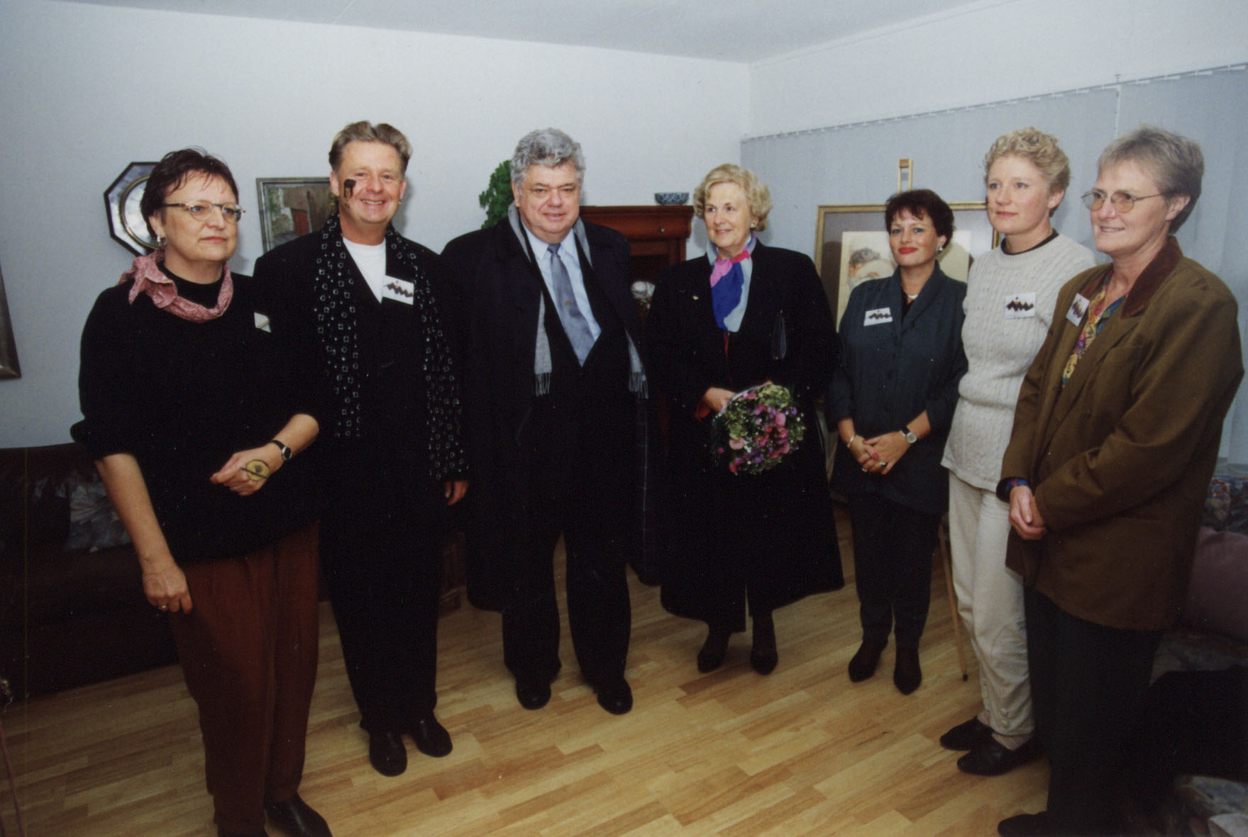 [1997-06-24-25] Commissaris van de Koningin van Groningen Henk Vonhoff (m.) en Johan Meijering (l.)